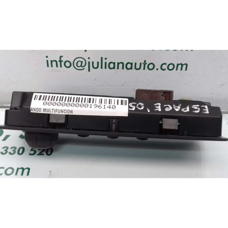 Recambio de mando multifuncion para renault espace iv (jk0) grand espace dynamique referencia OEM IAM 8200023452 22SY464/62F 