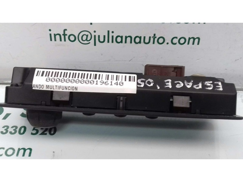Recambio de mando multifuncion para renault espace iv (jk0) grand espace dynamique referencia OEM IAM 8200023452 22SY464/62F 