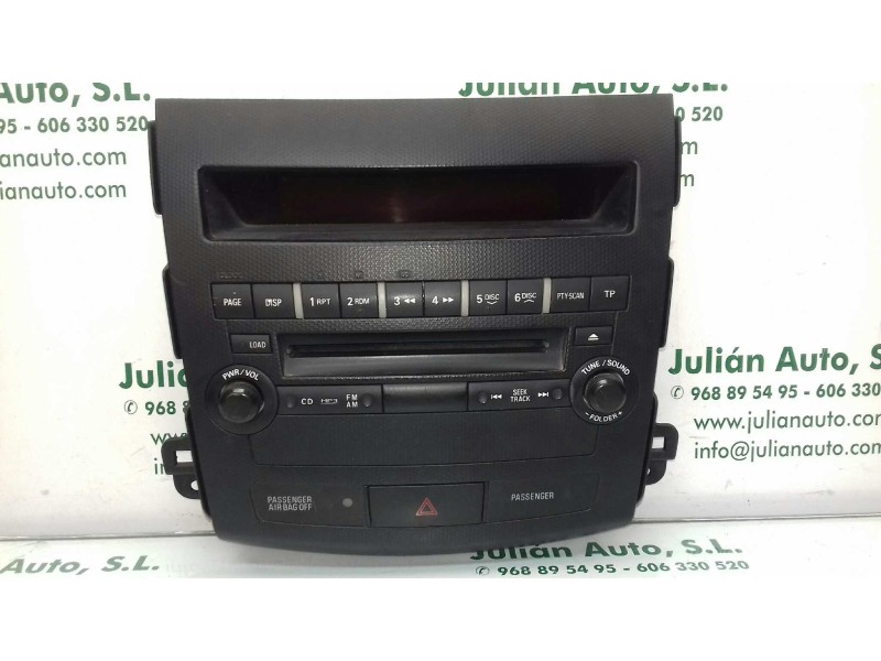 Recambio de sistema audio / radio cd para peugeot 4007 business line referencia OEM IAM 8002A139XA 3852862 VISTEON