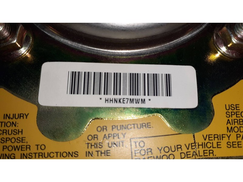 Recambio de airbag delantero izquierdo para daewoo matiz cd referencia OEM IAM 99D04860  