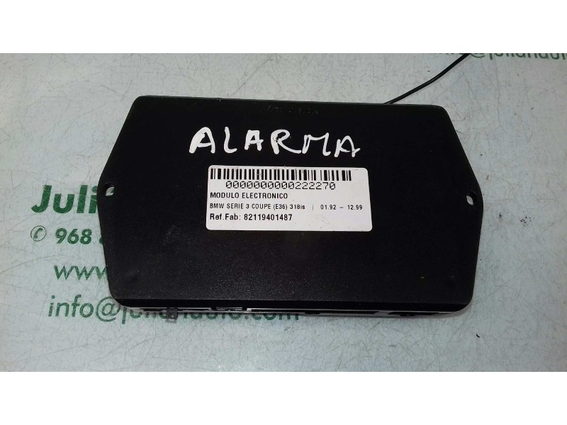 Recambio de modulo electronico para bmw serie 3 coupe (e36) 318is referencia OEM IAM 82119401487  MODULO ALARMA
