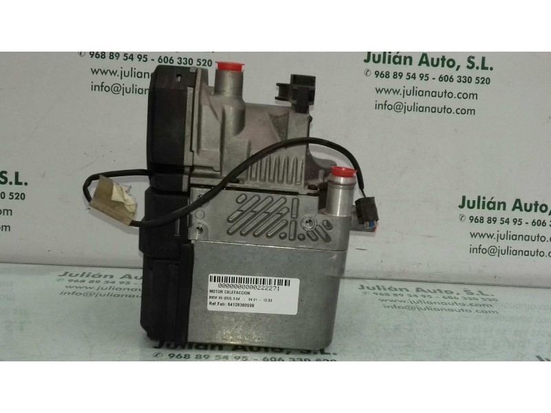 Recambio de motor calefaccion para bmw x5 (e53) 3.0d referencia OEM IAM 64128380998 92794D WEBASTO