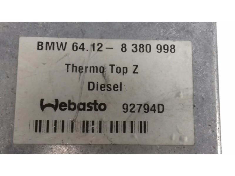 Recambio de motor calefaccion para bmw x5 (e53) 3.0d referencia OEM IAM 64128380998 92794D WEBASTO