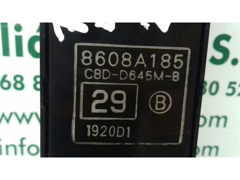 Recambio de mando elevalunas delantero izquierdo para peugeot 4007 business line referencia OEM IAM 8608A185 C8DD645MB 1920D1