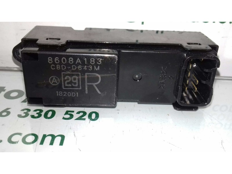 Recambio de mando elevalunas trasero derecho para peugeot 4007 business line referencia OEM IAM 8608A183  
