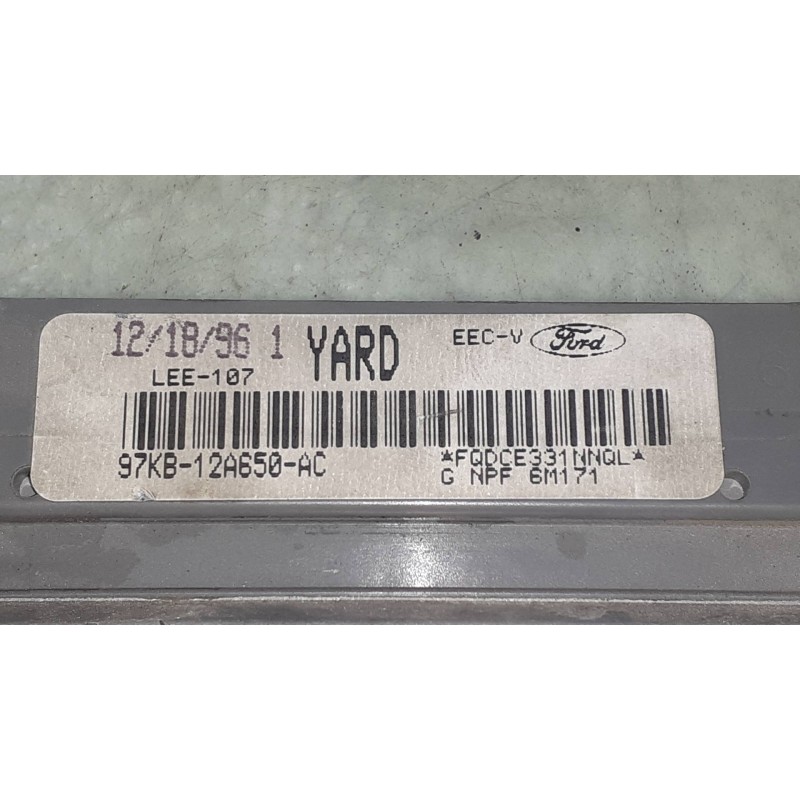 Recambio de centralita motor uce para ford ka (ccq) black edition referencia OEM IAM 97KB12A650AC LEE107 CNPF6M171