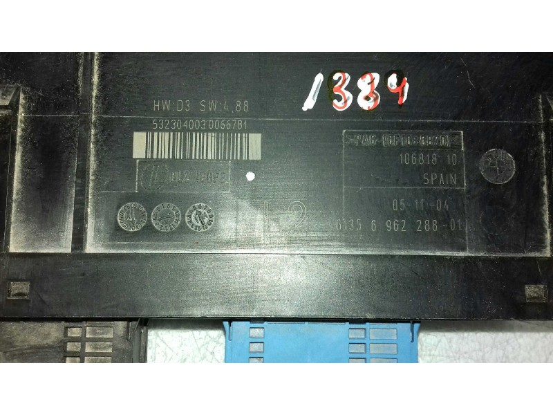 Recambio de modulo electronico para bmw serie 1 berlina (e81/e87) 118d referencia OEM IAM 6135696228801 10681810 