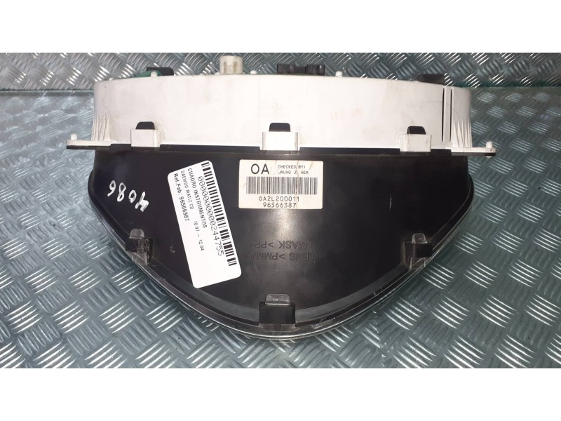 Recambio de cuadro instrumentos para daewoo matiz cd referencia OEM IAM 96566387  