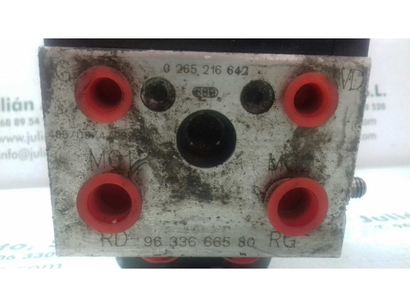 Recambio de abs para citroen xsara picasso 2.0 hdi satisfaction referencia OEM IAM 0265216642 9633666580 0273004353