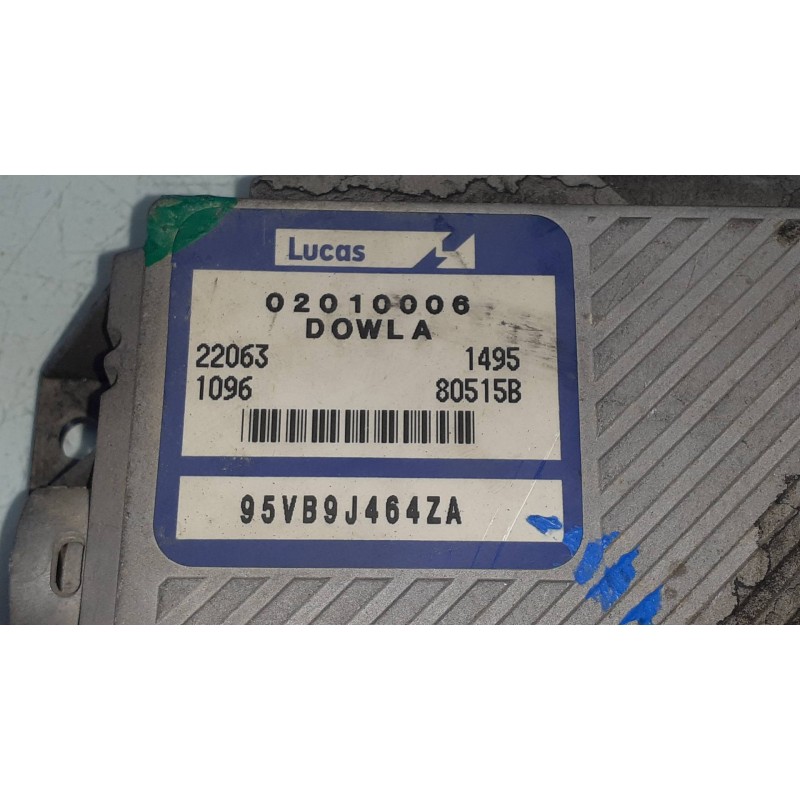 Recambio de centralita motor uce para ford transit, caja cerr. corto 95 ft 100 2.5 referencia OEM IAM 02010006 95VB9J464ZA LUCAS