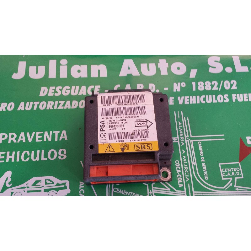 Recambio de centralita airbag para citroen c2 audace referencia OEM IAM 9663357680 401907 TEMIC