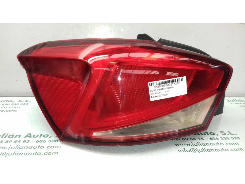 Recambio de piloto trasero izquierdo para seat ibiza kj referencia OEM IAM 21275601  
