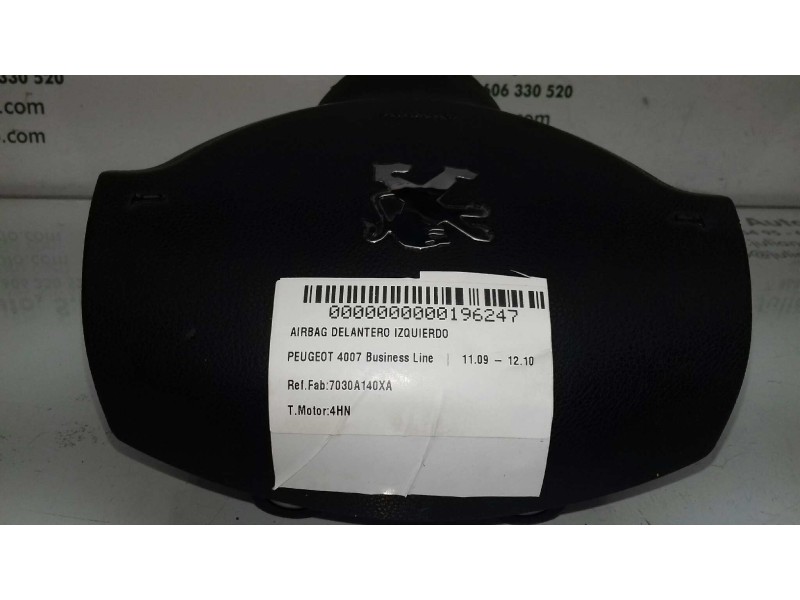Recambio de airbag delantero izquierdo para peugeot 4007 business line referencia OEM IAM 7030A140XA 608208000D 