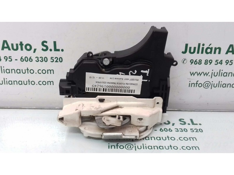 Recambio de cerradura puerta trasera izquierda para peugeot 4007 business line referencia OEM IAM   2 PINES