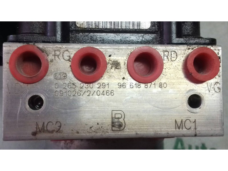 Recambio de abs para citroen c4 berlina cool referencia OEM IAM 9661887180 0265230291 BOSCH