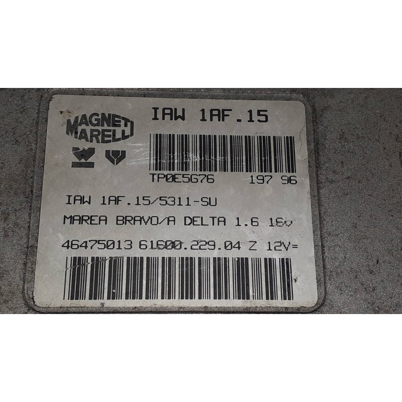Recambio de centralita motor uce para fiat bravo (182) 16v 100 gt referencia OEM IAM IAW1AF15 46475013 MAGNETI MARELLI