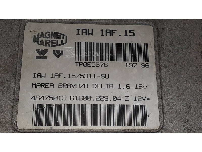 Recambio de centralita motor uce para fiat bravo (182) 16v 100 gt referencia OEM IAM IAW1AF15 46475013 MAGNETI MARELLI