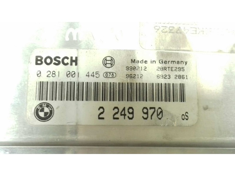 Recambio de centralita motor uce para bmw serie 3 berlina (e46) 320d referencia OEM IAM 0281001445 2249970 BOSCH