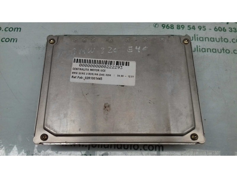 Recambio de centralita motor uce para bmw serie 3 berlina (e46) 320d referencia OEM IAM 0281001445 2249970 BOSCH