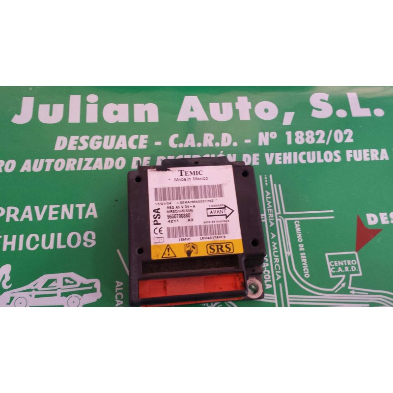 Recambio de centralita airbag para citroen c2 furio referencia OEM IAM 9650790880  