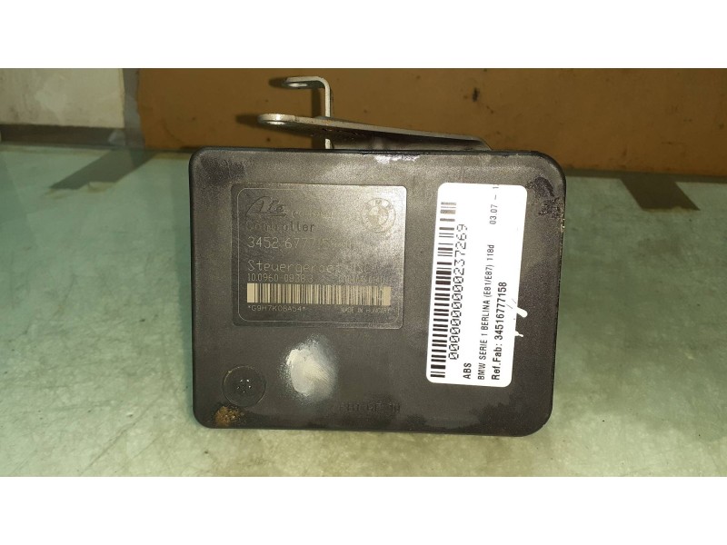 Recambio de abs para bmw serie 1 berlina (e81/e87) 118d referencia OEM IAM 34516777158 1002060344 3452677715901