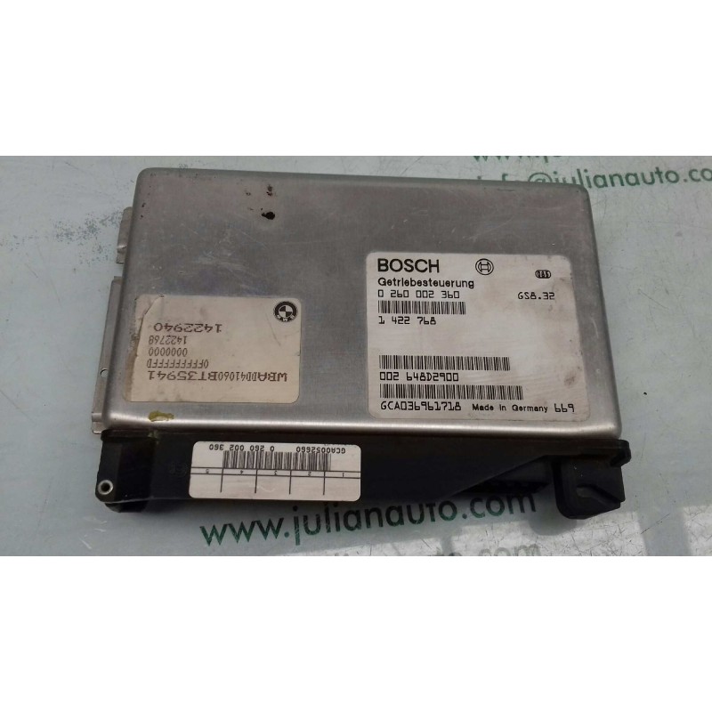 Recambio de centralita cambio automatico para bmw serie 5 berlina (e39) 523i referencia OEM IAM 0260002360 1422768 BOSCH