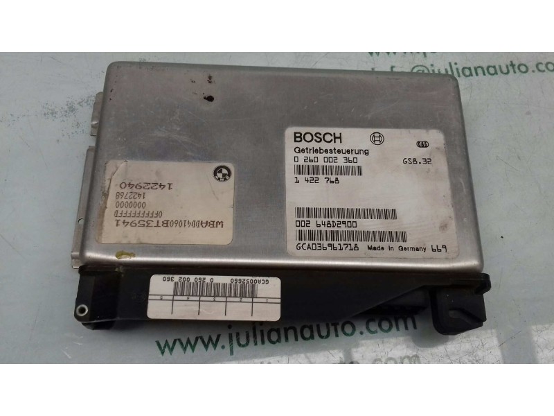 Recambio de centralita cambio automatico para bmw serie 5 berlina (e39) 523i referencia OEM IAM 0260002360 1422768 BOSCH