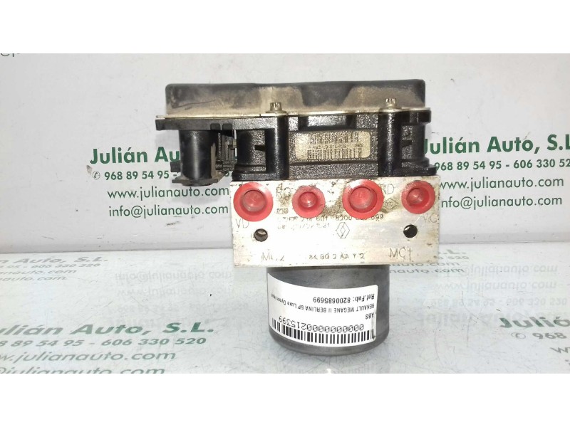 Recambio de abs para renault megane ii berlina 5p luxe dynamique referencia OEM IAM 8200685699 0265234601 0265950728