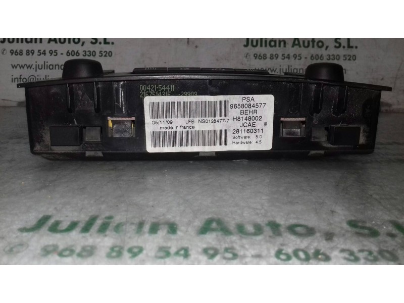 Recambio de mando climatizador para citroen c4 berlina cool referencia OEM IAM 9658084577 281160311 BEHR