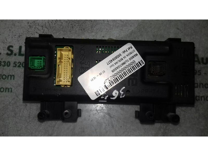 Recambio de mando climatizador para citroen c4 berlina cool referencia OEM IAM 9658084577 281160311 BEHR