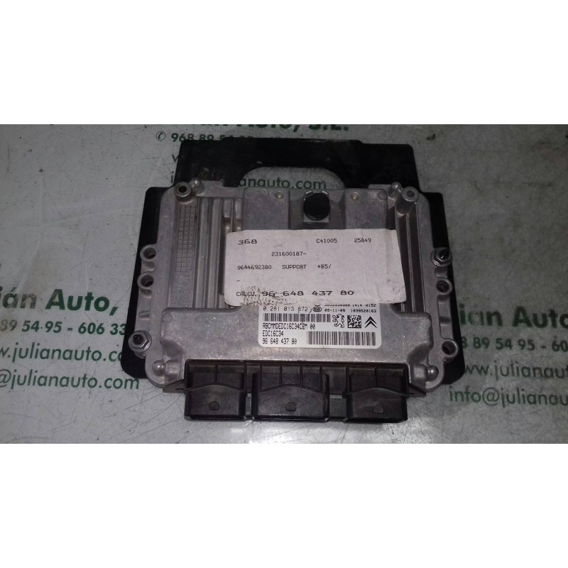 Recambio de centralita motor uce para citroen c4 berlina cool referencia OEM IAM 9664843780 0281013872 BOSCH