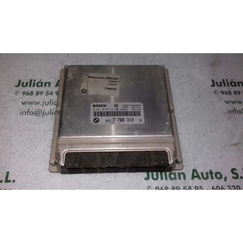 Recambio de centralita motor uce para bmw serie 3 touring (e46) 330xd referencia OEM IAM 0281010314 7788310 BOSCH