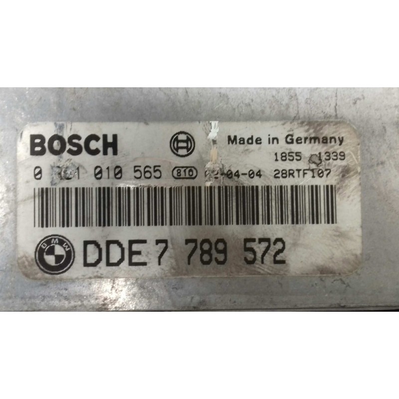 Recambio de centralita motor uce para bmw serie 3 berlina (e46) 320d referencia OEM IAM 0281010565 DDE7789572 BOSCH