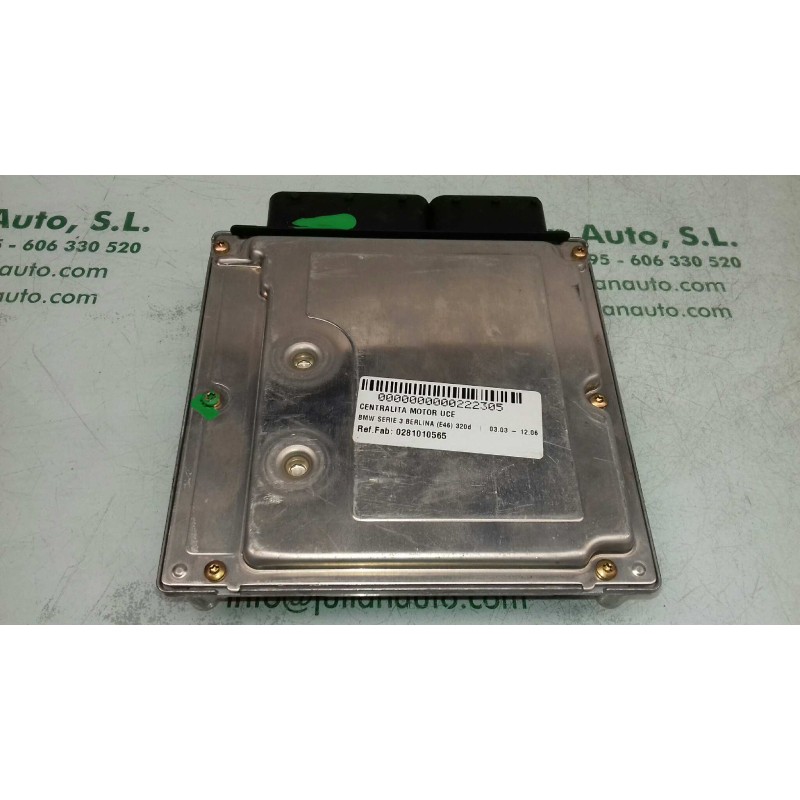Recambio de centralita motor uce para bmw serie 3 berlina (e46) 320d referencia OEM IAM 0281010565 DDE7789572 BOSCH