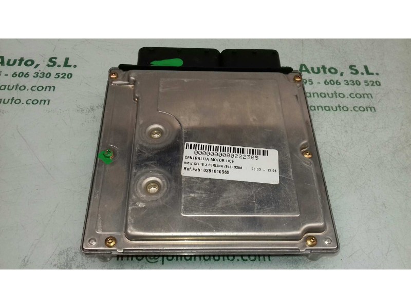 Recambio de centralita motor uce para bmw serie 3 berlina (e46) 320d referencia OEM IAM 0281010565 DDE7789572 BOSCH