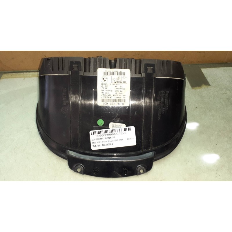 Recambio de cuadro instrumentos para bmw serie 1 berlina (e81/e87) 118d referencia OEM IAM 102495284 1041568 JOHNSON CONTROLS