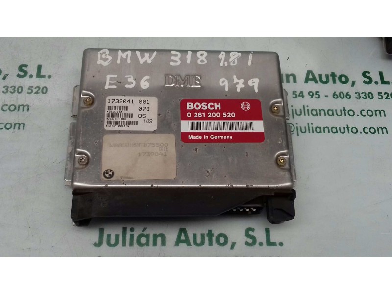 Recambio de centralita motor uce para bmw serie 3 berlina (e36) 318i referencia OEM IAM 0261200520 1739041001 BOSCH