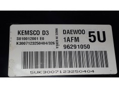 Recambio de centralita motor uce para daewoo matiz cd referencia OEM IAM 96291050 S01001200E0 KEMSCO 2