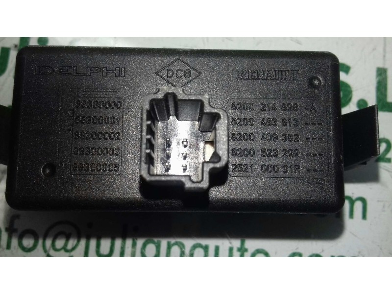 Recambio de warning para renault scenic iii dynamique referencia OEM IAM 8200214896A 88300000 8200483813