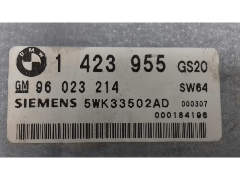 Recambio de centralita cambio automatico para bmw serie 5 berlina (e39) 525d referencia OEM IAM 1423955 96023214 5WK33502AD