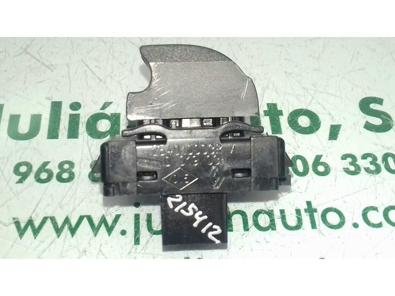 Recambio de mando elevalunas trasero derecho para renault scenic iii dynamique referencia OEM IAM 254010003R  