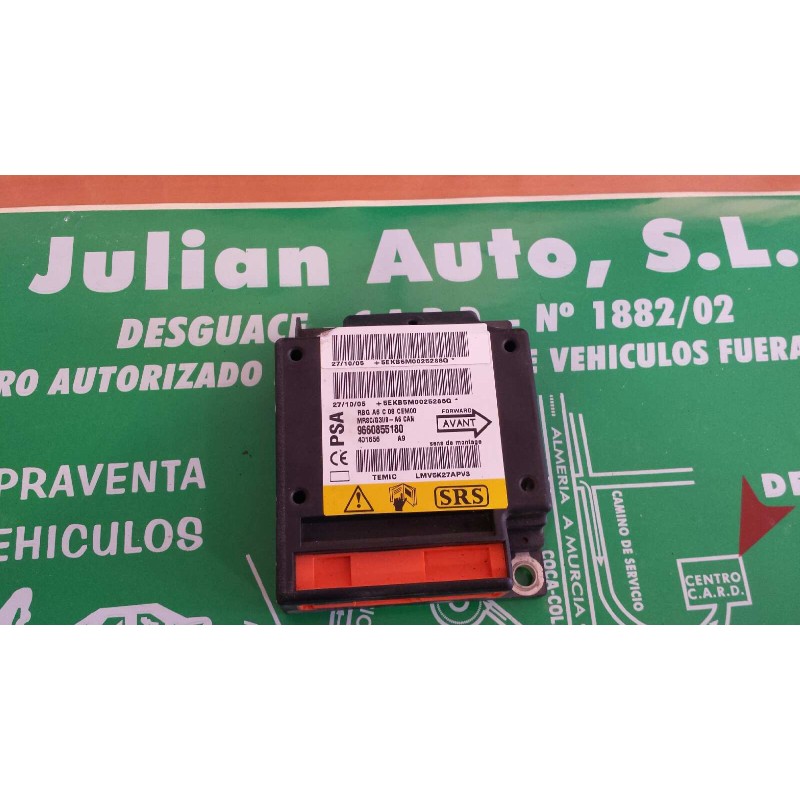 Recambio de centralita airbag para citroen c2 furio referencia OEM IAM 9660855180  