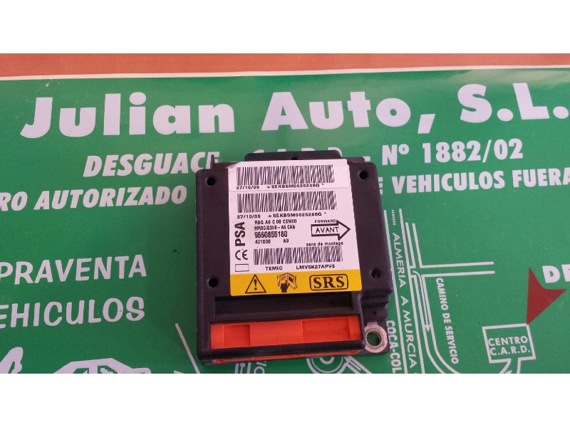 Recambio de centralita airbag para citroen c2 furio referencia OEM IAM 9660855180  