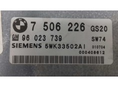 Recambio de centralita cambio automatico para bmw x5 (e53) 3.0d referencia OEM IAM 7506226 96023739 5WK33502AI 2