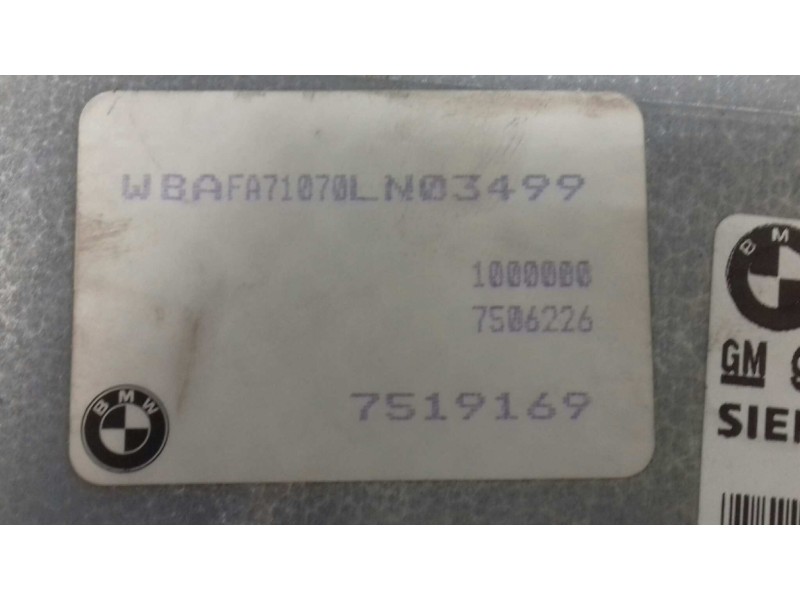 Recambio de centralita cambio automatico para bmw x5 (e53) 3.0d referencia OEM IAM 7506226 96023739 5WK33502AI