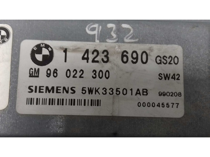 Recambio de centralita cambio automatico para bmw serie 5 berlina (e39) 530d referencia OEM IAM 1423690 96022300 5WK33501AB