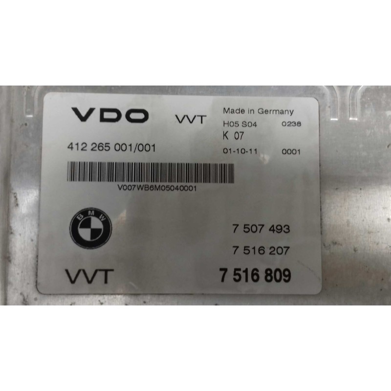 Recambio de centralita motor uce para bmw serie 3 compact (e46) 318ti referencia OEM IAM 412265001 7516809 VDO