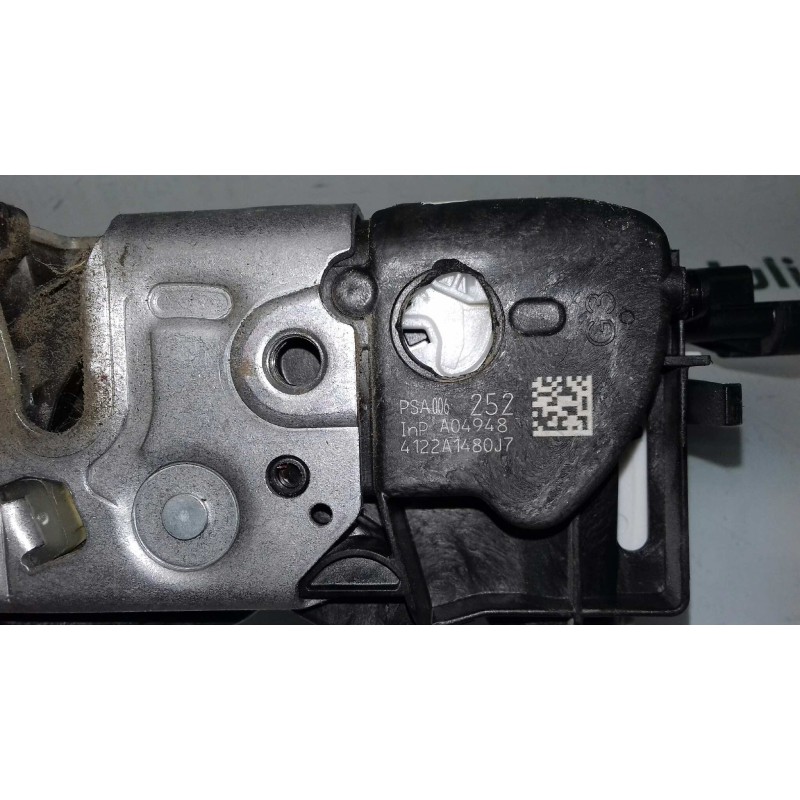 Recambio de cerradura puerta delantera izquierda para citroen ds3 style referencia OEM IAM 4122A1480J7 006252 6 PINES