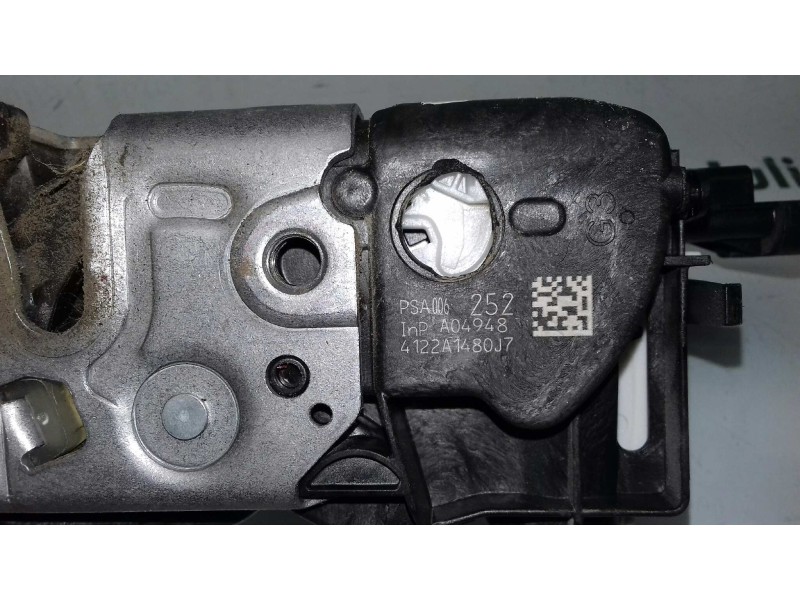 Recambio de cerradura puerta delantera izquierda para citroen ds3 style referencia OEM IAM 4122A1480J7 006252 6 PINES