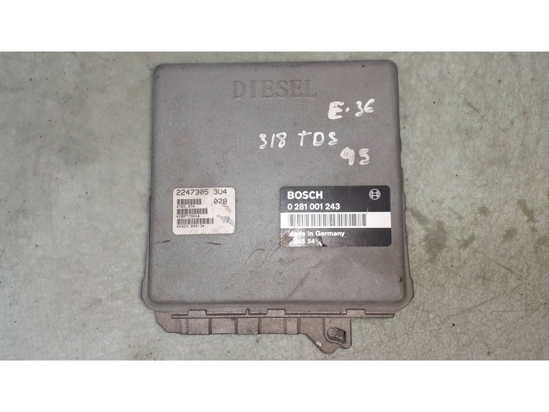 Recambio de centralita motor uce para bmw serie 3 touring (e36) 318tds referencia OEM IAM 2245541 0281001243 BOSCH